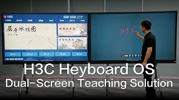 H3C Heyboard OS Dual-screen Teaching Solution: An experience of a fully digitized smart classroom