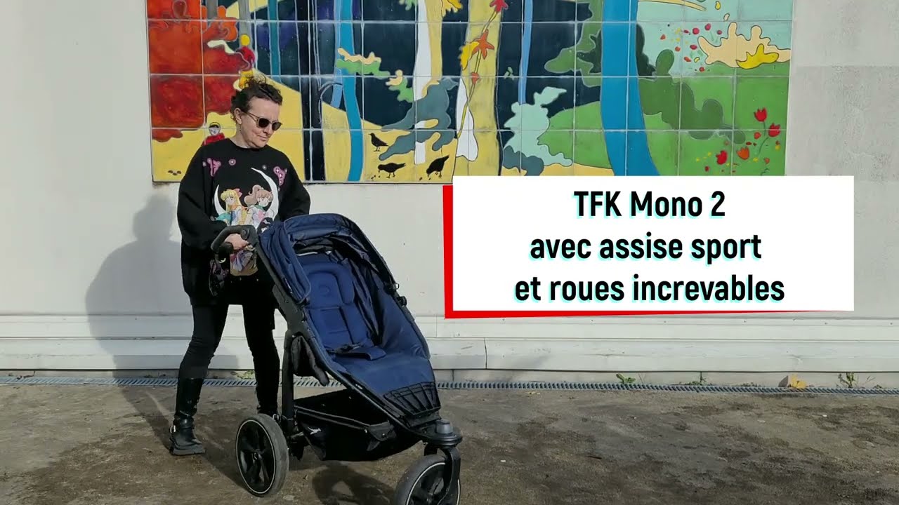 Présentation de la poussette sport tout terrain TFK Mono 2