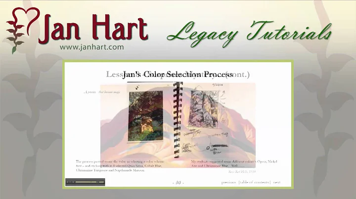 Jan Hart's Watercolor Legacy Tutorials
