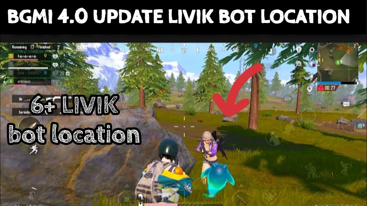 Livik BGMI 4.0 Update 100% Guaranteed bot locations | BGMI 4.0 update bot location 