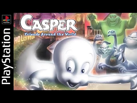 Casper Friends Around The World 100% Full Game | Longplay Ps1