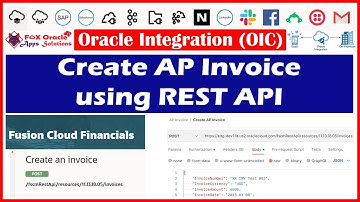 Create AP Invoice using REST API | How to create invoice using API in oracle fusion | OIC tutorial