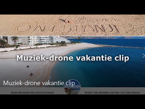Muziek-drone vakantie clip [ONTSPANJE]
