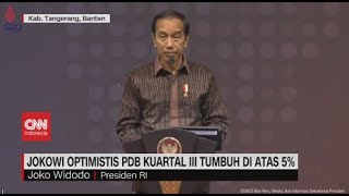 Ancaman Resesi Global, Jokowi Optimistis PDB Kuartal III Tumbuh di Atas 5%