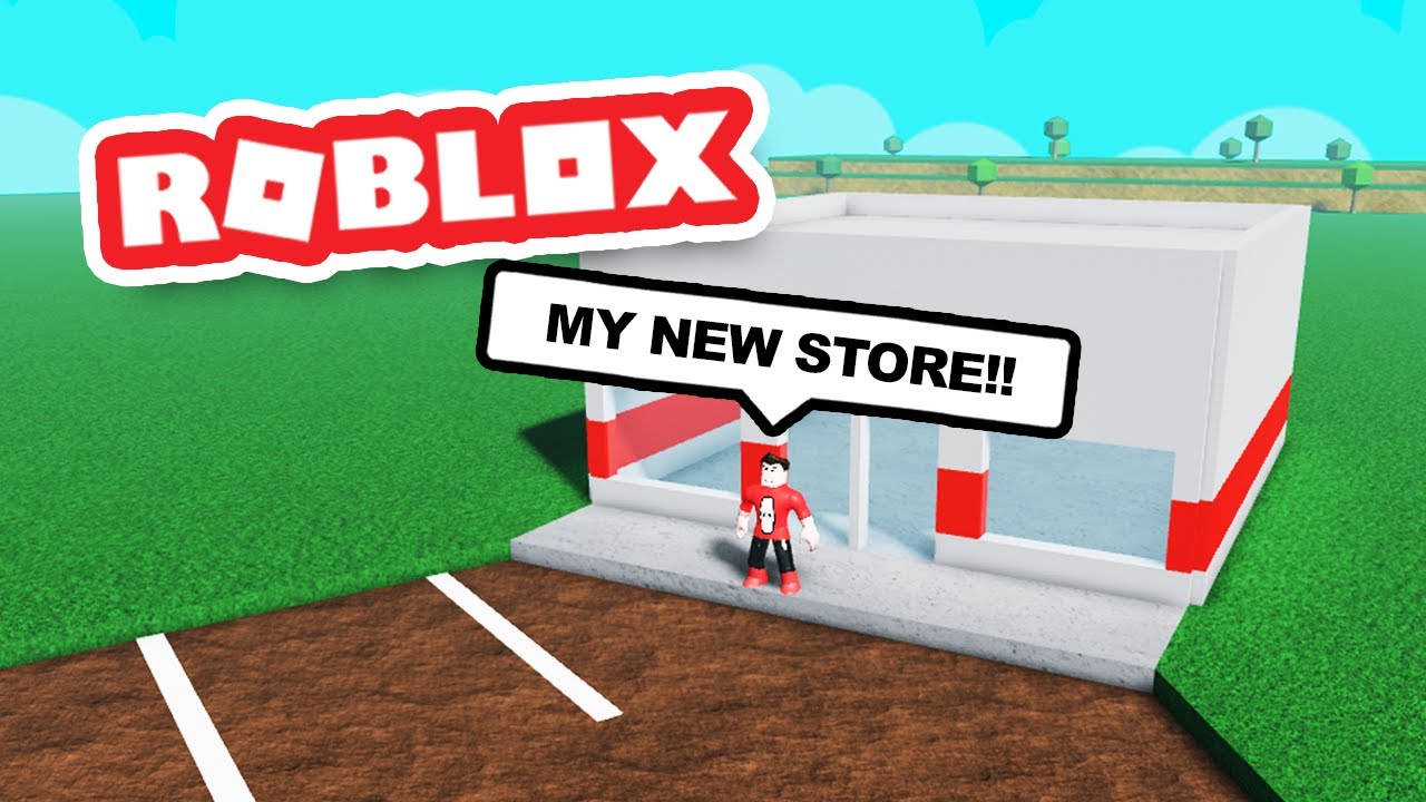 Building My Own RETAIL STORE in Roblox Work Together 