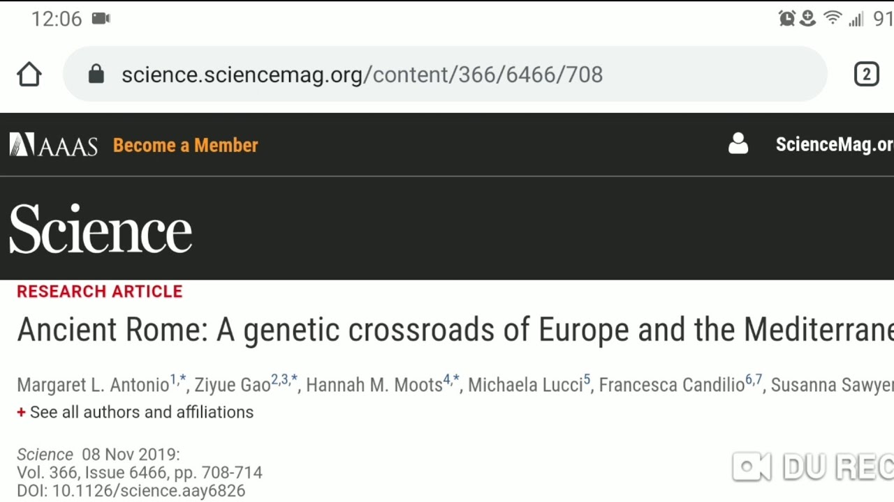 Seed Of Israel: New Study On Ancient Roman DNA - YouTube