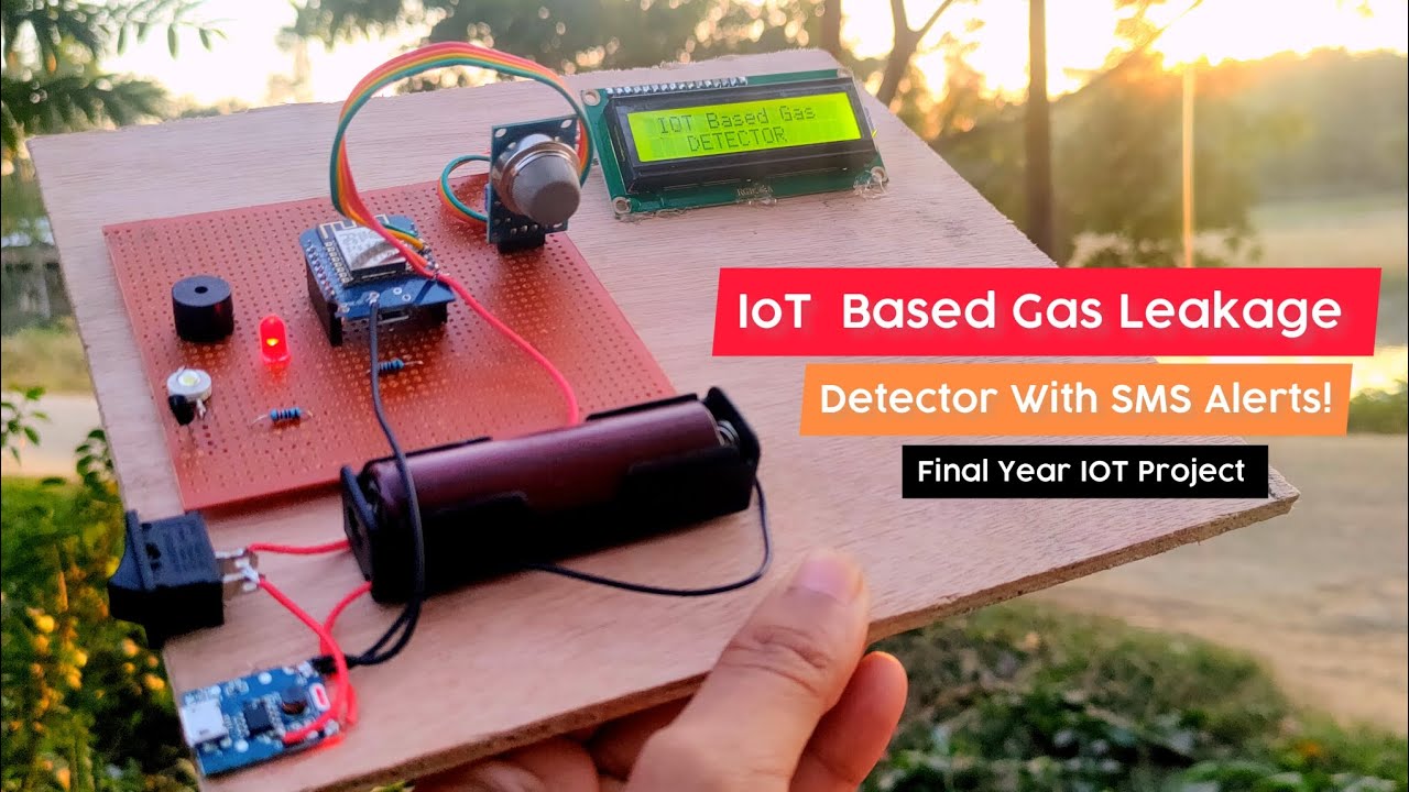 IoT LPG Leakage Detection | IOT Based Gas Detector | LPG leakage ...