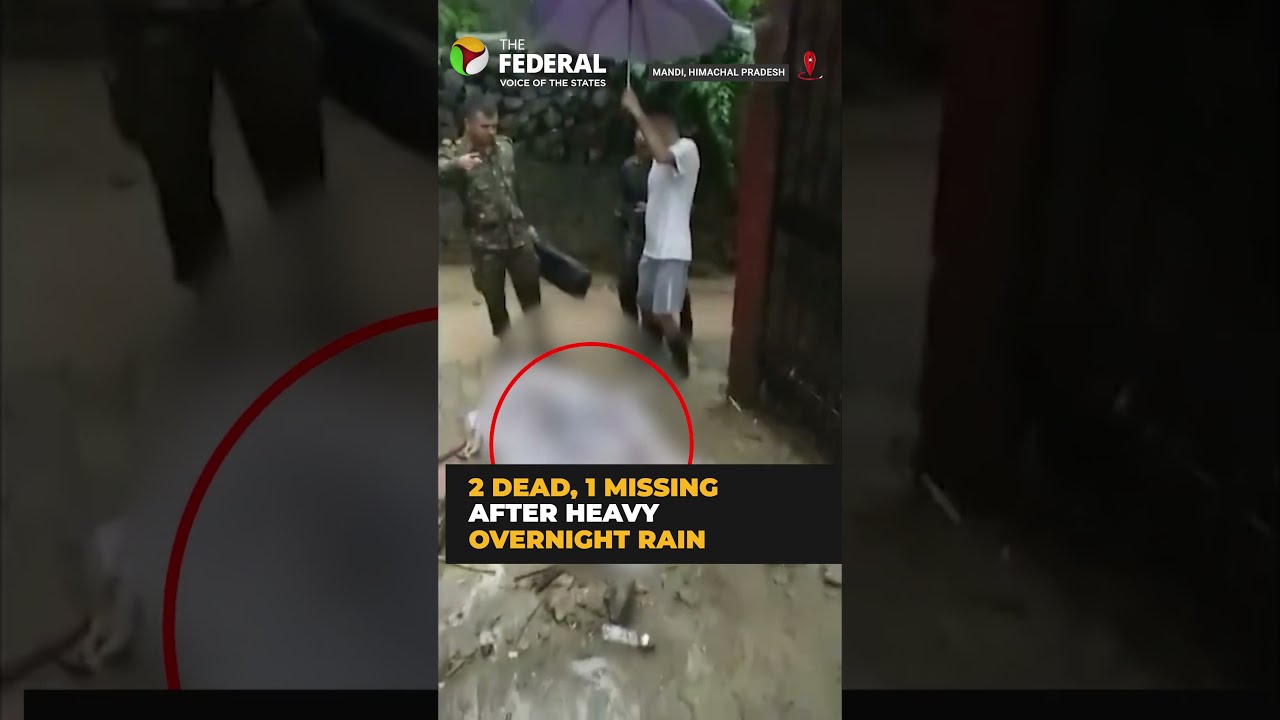 Himachal Pradesh 2 Dead 1 Missing After Flash Floods Hit Mandi