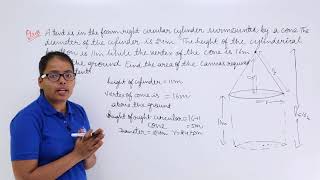Class10th – RD Sharma - Problem-6 on Surface area and Volume of a Cone | Tutorials Point