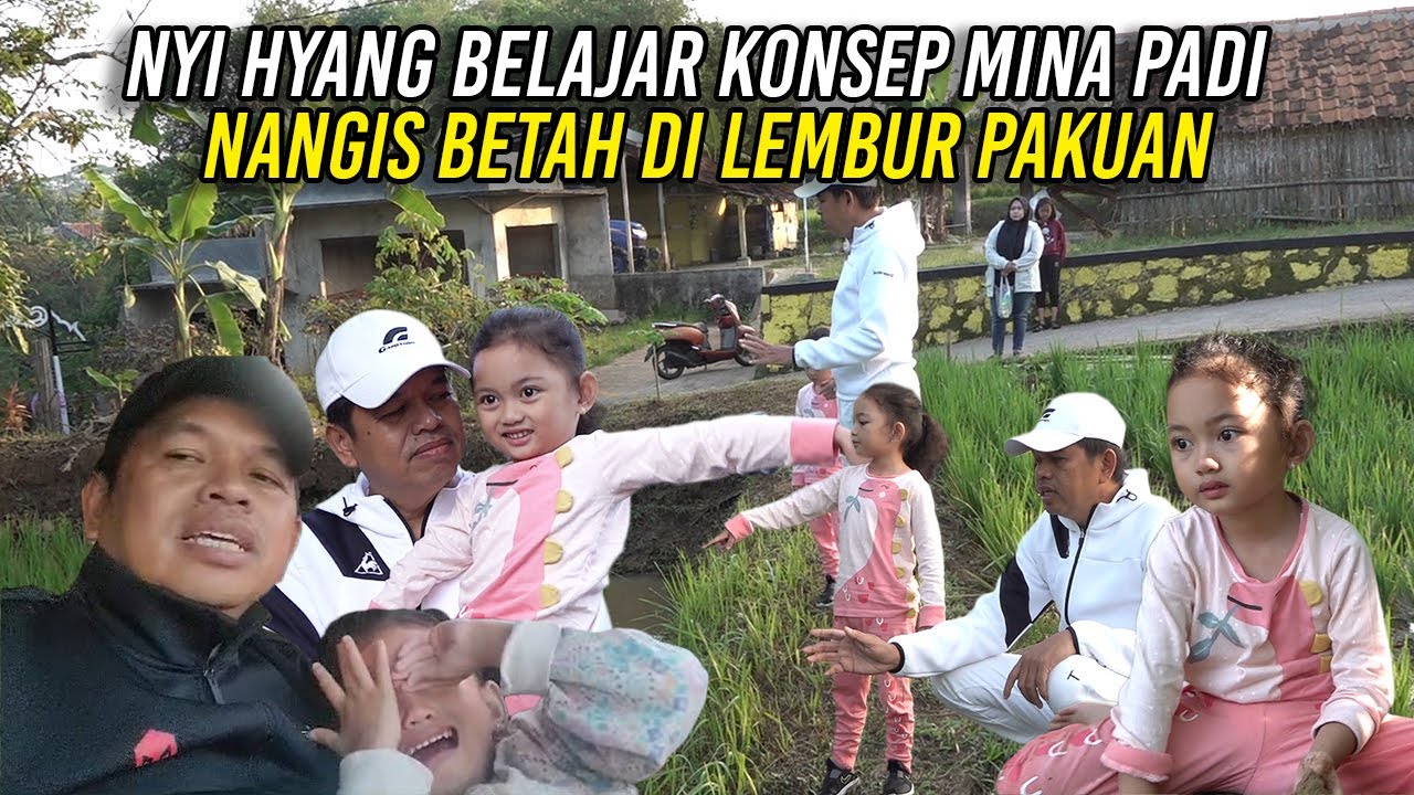KENALKAN KONSEP MINA PADI PADA NYI HYANG | UJUNGNYA NANGIS BETAH DI LEMBUR PAKUAN