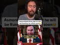 AsmonGold hints that he will be running for office soon🫣#asmongold #asmongoldclips #zackrawrr
