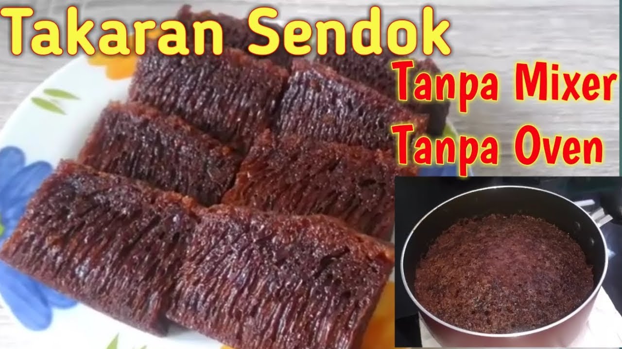 Bolu Karamel Sarang Semut No Oven No Mixer Takaran Sendok ...