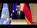 LIVE: Joint virtual press briefing Dr Tedros & H.E. German Federal President Frank-Walter Steinmeier