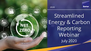 Streamlined Energy and Carbon Reporting Webinar