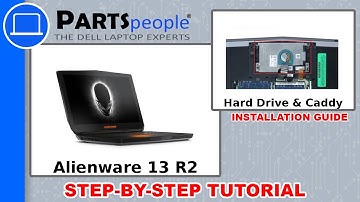Dell Alienware 13 R2 (P56G002) Hard Drive & Caddy How-To Video Tutorial