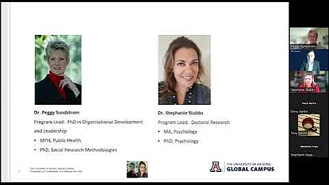 UAGC Honors: Is a Masters Degree in Your Future? with Dr. Peggy Sundstrom and Dr. Stephanie Stubbs