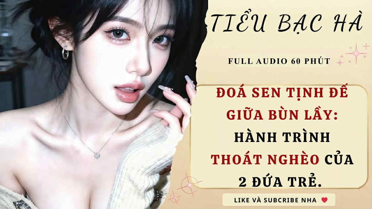 Full audio | ĐÓA SEN TỊNH ĐẾ GIỮA BÙN LẦY: HÀNH TRÌNH THOÁT NGHÈO CỦA HAI ĐỨA TRẺ | Tiểu Bạc Hà