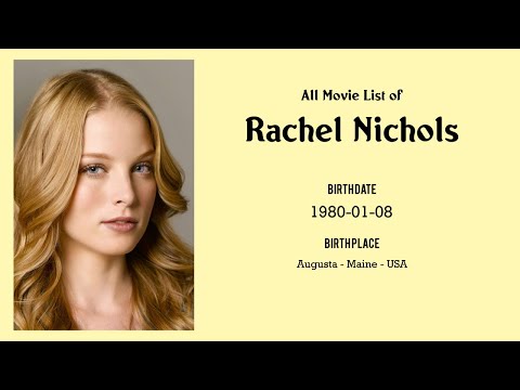 Video: Nichols Rachel: na filmu i televiziji