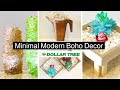 HIGH END MODERN BOHO DOLLAR TREE DIYS | minimal, simple and modern decor crafts!
