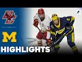 Boston college vs michigan  ncaa hockey frozen four semi final  highlights  april 11 2024
