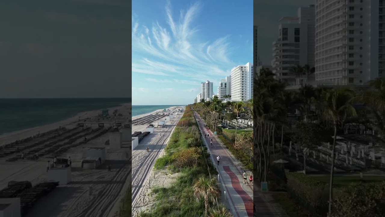 Miami Beach high-rise life, nomad vibes, real and raw 