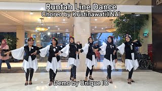 Runtah Line Dance | Choreo by Kristinawati(INA) | Demo by Unique IC