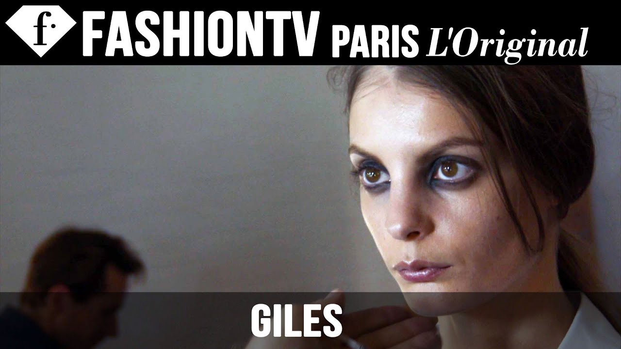 Giles Hair & Makeup Spring/Summer 2015 | London Fashion Week LFW | FashionTV