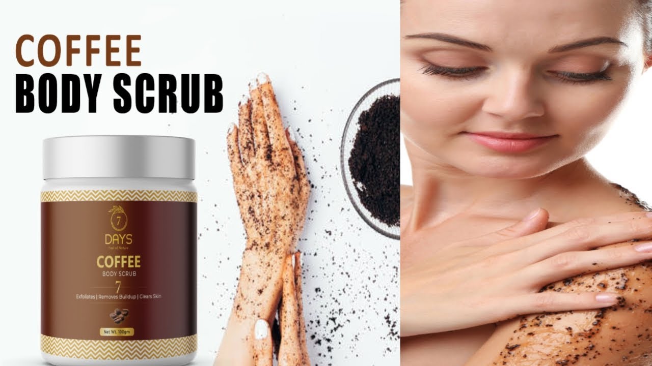 7 Days Organic Coffee Body Scrub for Exfoliation, Tan Removal & SoftSmooth Skin 100 Natural