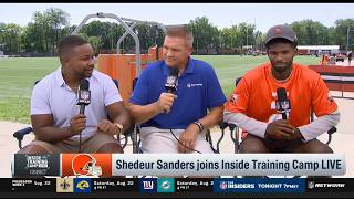 INSIDE TRAINING CAMP | Shedeur Sanders shares his thoughts on Browns' QB battle: Me vs Myself