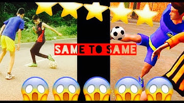 "SkillTwins Football game"Skills in Real life & game Tutorial"HD