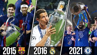 ⚽ All UEFA Champions League Champions 1956 - 2021 | Every Champions League Finals Winners