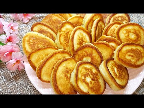 Быстрый ЗАВТРАК из Кефира. Пышные и Ароматные Оладушки, как у моей Бабушки. ОЛАДЬИ на Кефире