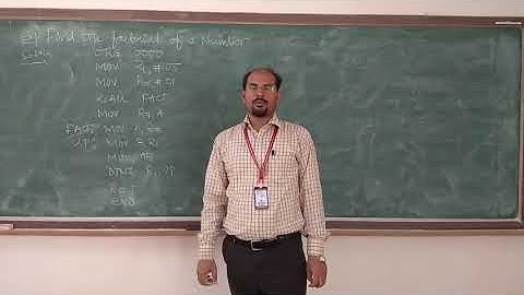 Microcontroller - 18EC46 - Module 3 - Factorial Program