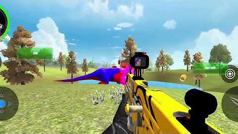 DINOSAUR HUNT- 2025 Walkthrough Gameplay part - New Gameplay 1 THE END  (New Dinosaur Games Android)