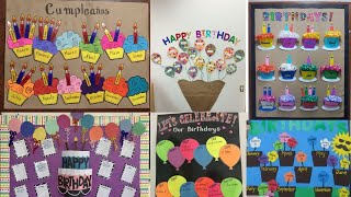 Preschool birthday decoration idea/DIY birthday Chart decoration/name of the month/birthday chart screenshot 5