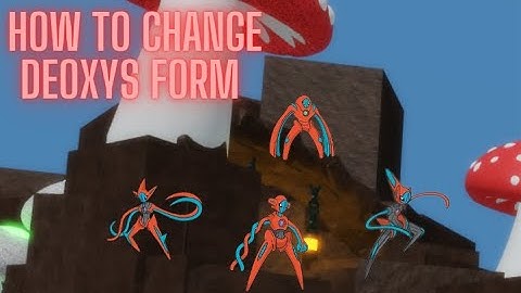 How to change Deoxys form in Roblox Project Polaro
