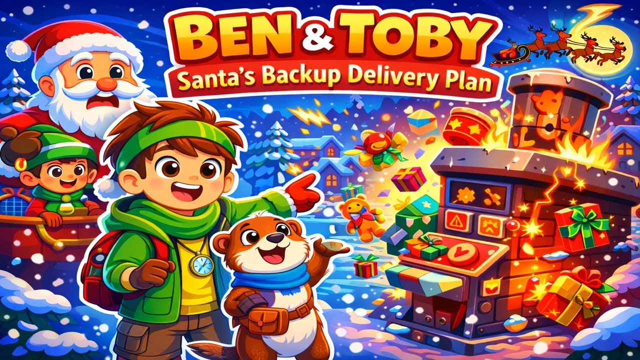 Ben & Toby | Santa’s Backup Delivery Plan 🎅🎁 | Funny Christmas Cartoon for Kids