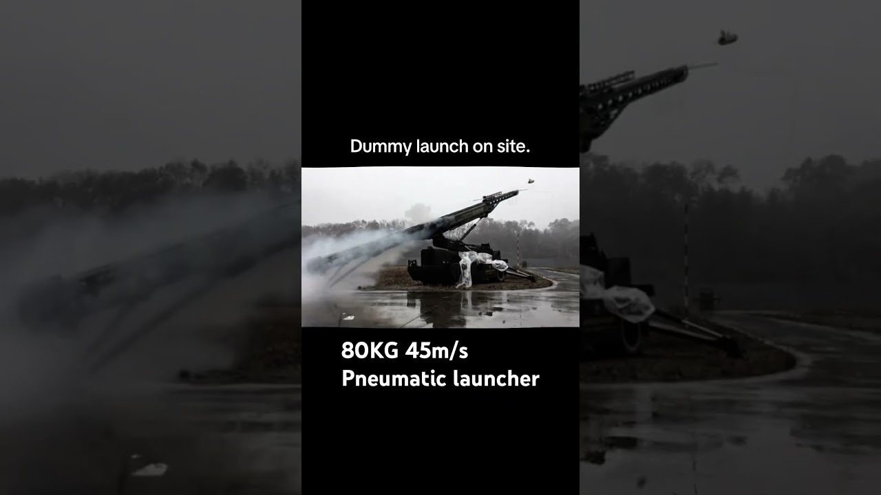 UAV Launcher in Action | Computer-Controlled 