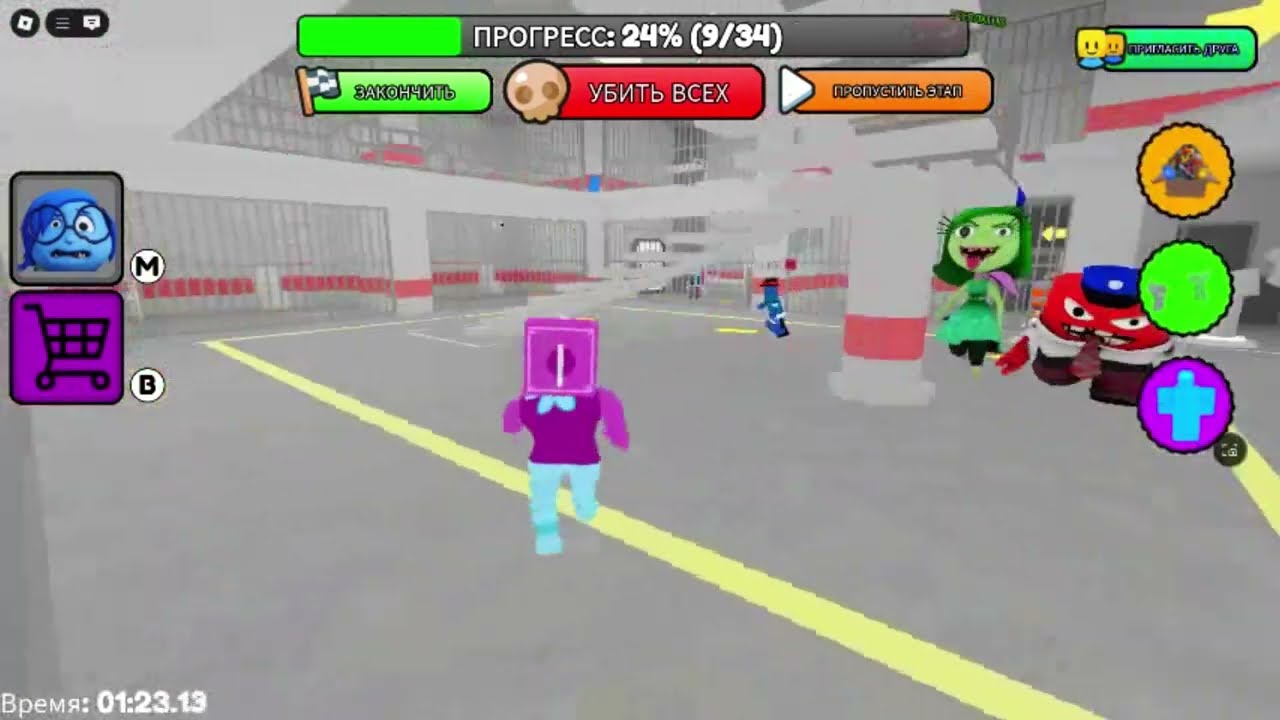 ЭМОЦИИ EXE POLICE FAMILY PRISON ESCAPE! (Обби) амир мм и бокстен