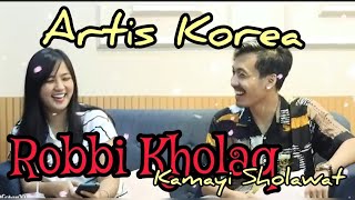 Sholawat Merdu Robbi Kholaq Gadis Rambut Panjang Hitam Putih Cantik Banget Mirip Artis Korea