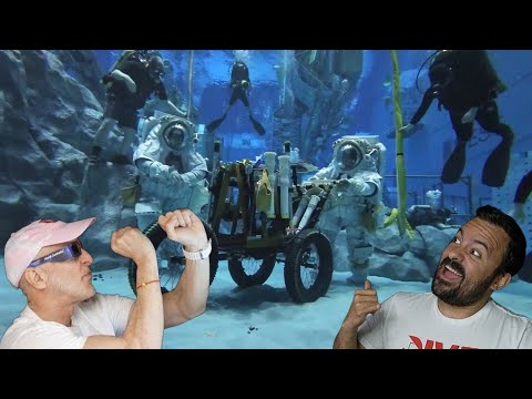 Divers React to @smartereveryday diving at @NASA