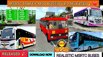 MSRTC { MAHARASHTRA} TRAFFIC MOD BUSSID V4.2 RELEASED FOR BUSSID 🎉❤ |DOWNLOAD NOW 👍| #bussidmod