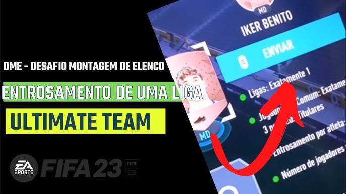 FIFA 23 - ULTIMATE TEAM [DESAFIO MONTAGEM DE ELENCO] AVANÇADO - LIGAS  HIBRIDAS