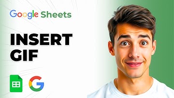 Hoe je een bewegende GIF in Google Sheets invoegt (eenvoudige manier) (gemakkelijkste manier) (gi...