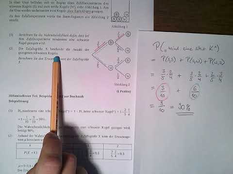 ZK EF NRW Beispielaufgaben - Stochastik 2 Hilfsmittelfreier Teil
