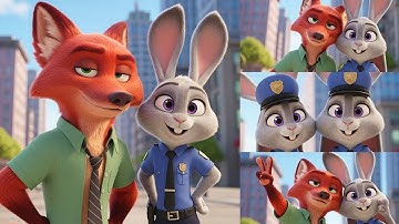 Cặp Đôi Nick & Judy - Từ Đồng Nghiệp Trở Thành Người Yêu 🦊🐇