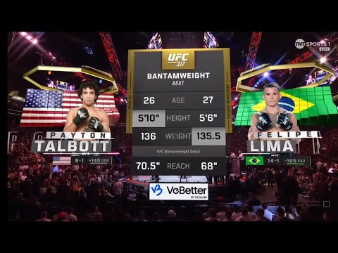 Payton Talbott vs Felipe Lima fight footage