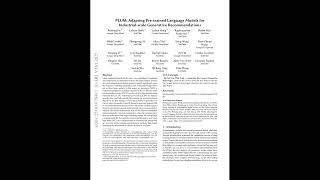 PLUM: Adapting Pre-trained LLMs for YouTube-Scale Generative Recommendations