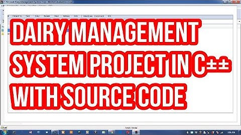 c++ projects with source code || Dairy management system project in c++ with source code