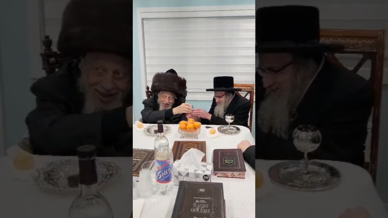 ראב״ד סקווירא הגר״י וואזנר בביקור אצל האדמו״ר מקאפישניץ